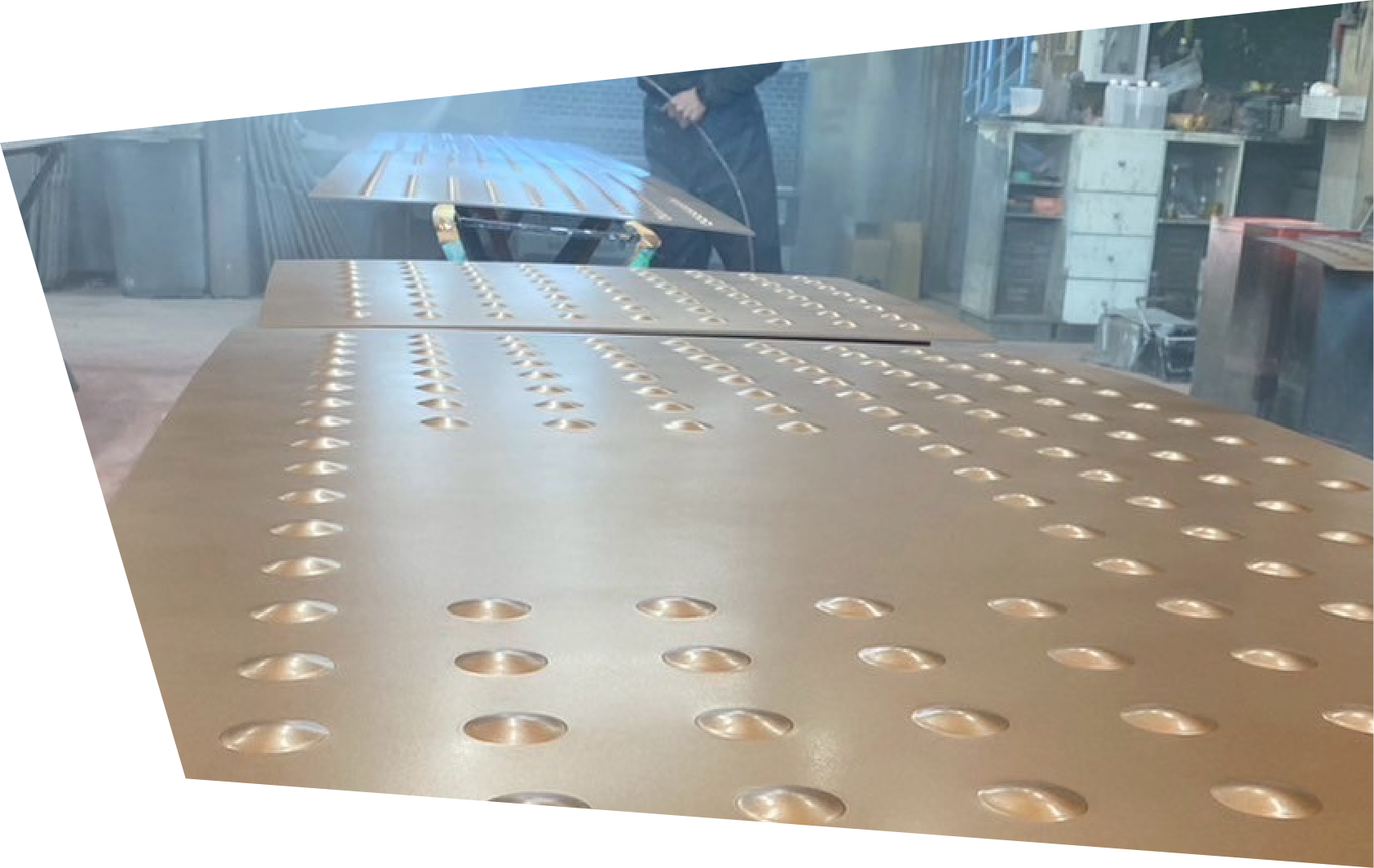 大型什器 作業風景